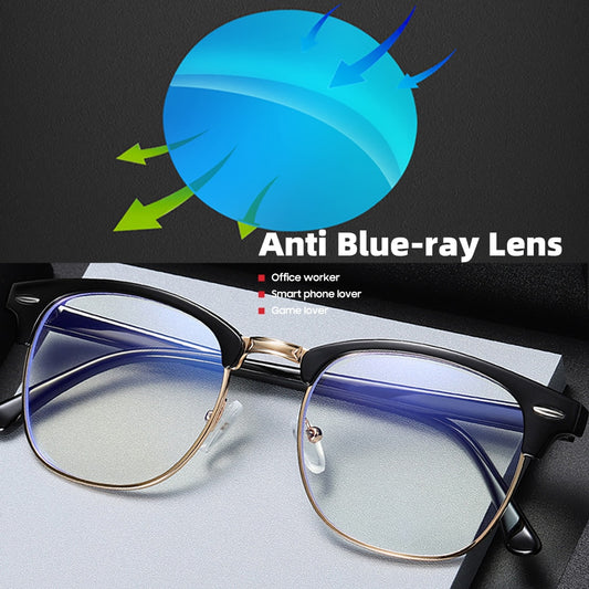 Semi-Rimless Blue Light Blocking Glasses
